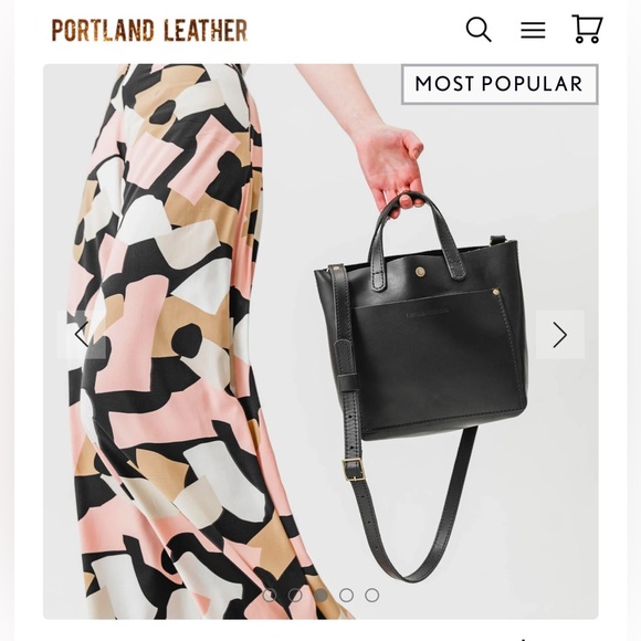 Portland Leather Goods - Mini Crossbody Tote - Picture 2 of 12